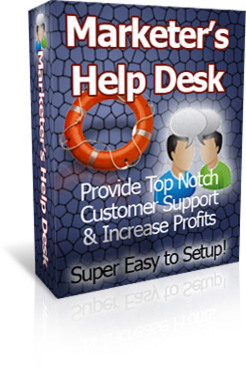 Product picture Marketer Help Desk With PLR 