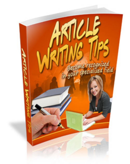 Product picture Article Writing Tips With MRR
